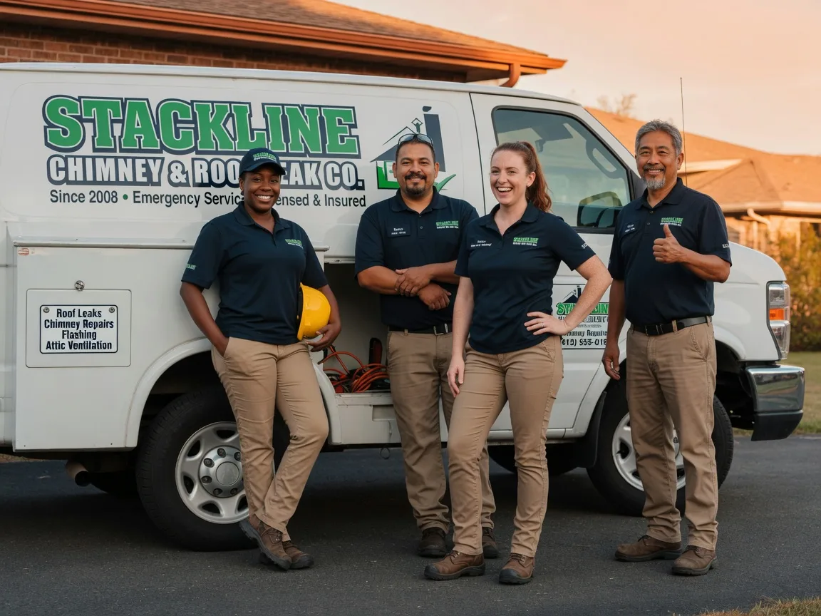 Chimney flashing repair company in North Lima, OH